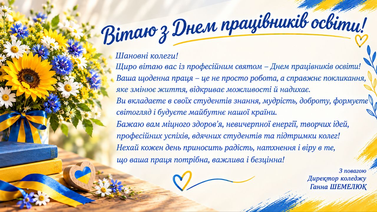 З днем працівника освіти!
